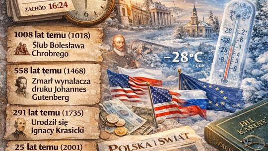 Dziś w kraju i na świecie (wtorek, 3 lutego)