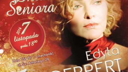 Edyta Geppert na Dzień Seniora