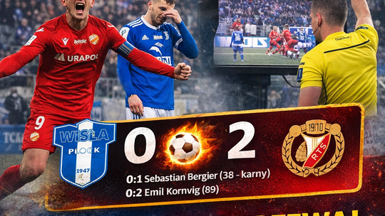 Ekstraklasa piłkarska – Wisła Płock – Widzew Łódź 0:2