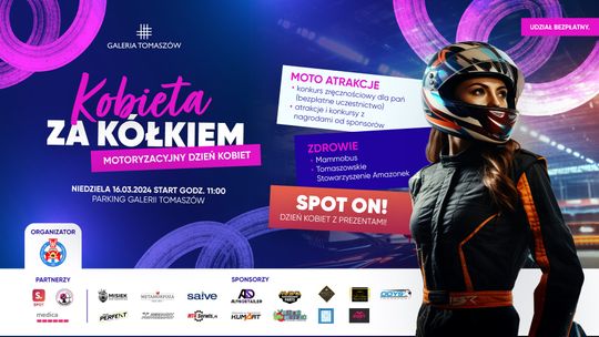 Emocje motoryzacyjne i bezpłatne badania dla pań na parkingu Galerii Tomaszów