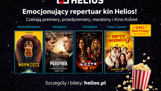 Emocjonujący repertuar kin Helios