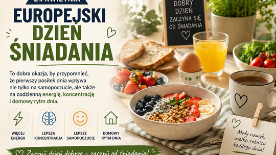Europejski Dzień Śniadania 2026. Dlaczego 24 kwietnia warto zacząć dzień lepiej