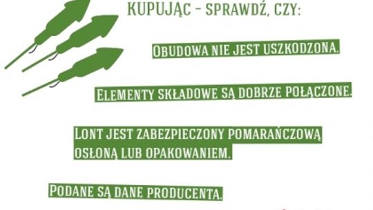 Fajerwerki to materiały wybuchowe