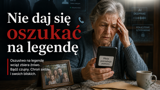 Fałszywy wnuczek, fałszywy policjant, fałszywy prokurator. Stara metoda, nowe narzędzia
