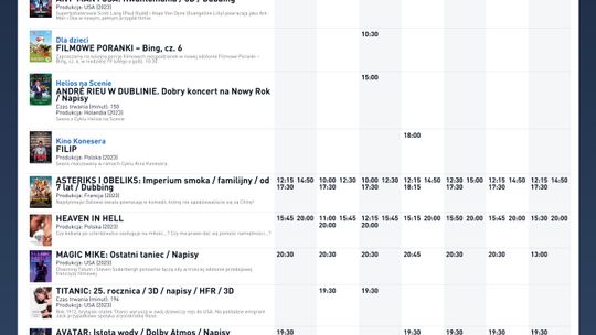 Fantastyczny repertuar w kinach Helios