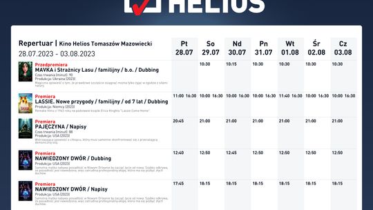 Filmowe lato w kinach Helios