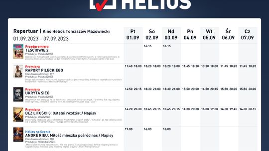 Filmowe nowości w kinach Helios