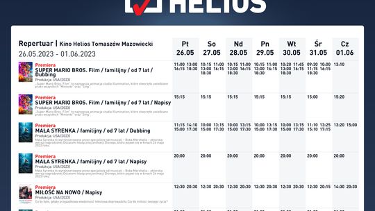 Filmowe nowości zawładną kinami Helios