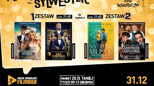 Filmowy sylwester w kinach Helios!