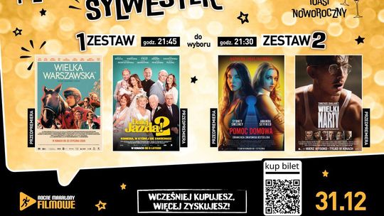 FILMOWY SYLWESTER w kinie Helios!