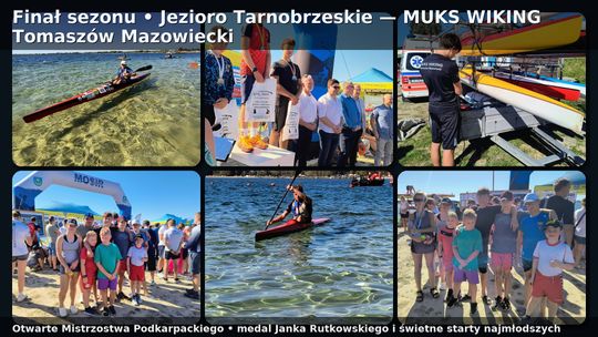 Finał sezonu na Jeziorze Tarnobrzeskim. Wikingi z medalem!