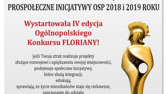 Floriany 2020 ‒ wystartowała 4. edycja ogólnopolskiego konkursu dla strażaków ochotników