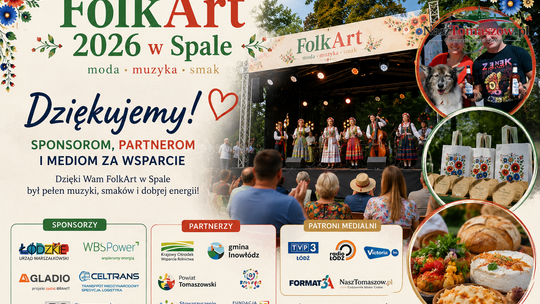 FolkArt 2026 w Spale. Organizatorzy dziękują sponsorom, partnerom i mediom