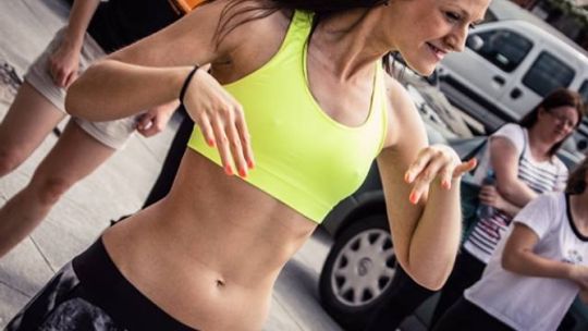 Fotoreportaż z pierwszych plenerowych zajęć "ZOla" Zumba (r) Fitness