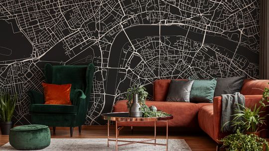 Fototapeta z mapą – prosta droga do wymarzonej aranżacji