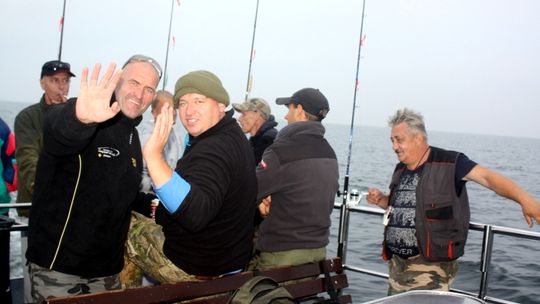 (FOTO/VIDEO) Łowili dorsze we Władysławowie