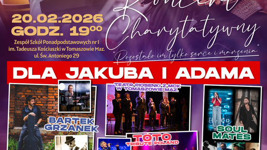 Gdy muzyka naprawdę pomaga. Tomaszów gra dla Jakuba i Adama