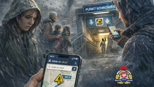 „Gdzie się ukryć” – strażacy oddają w ręce mieszkańców mapę szybkiego schronienia