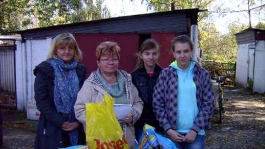 Gimnazjaliści z wizytą w schronisku