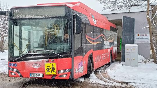 Gmina Rzeczyca wzbogaciła się o nowy elektryczny autobus