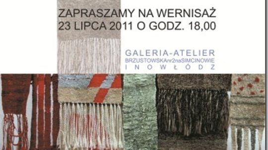 Gobeliny i tkana odzież w Galerii Atelier