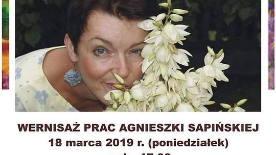 GOK w Ujedzie zaprasza na wernisaż wystawy prac Agnieszki Sapińskiej
