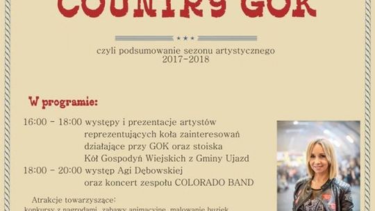 GOK w Ujeździe zaprasza na zakończenie sezonu artystycznego