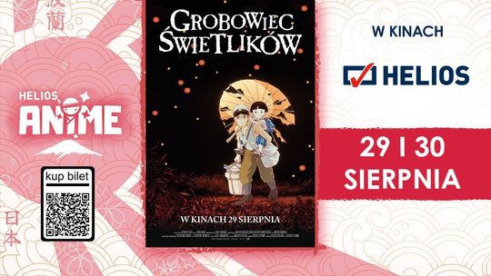 „Grobowiec świetlików” na wielkim ekranie. Helios zaprasza na kultowe anime