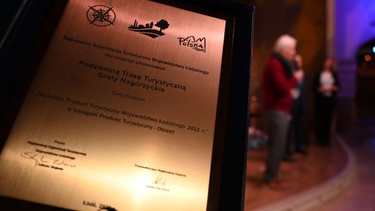 Groty najlepszy produkt turystyczny w województwie łódzkim