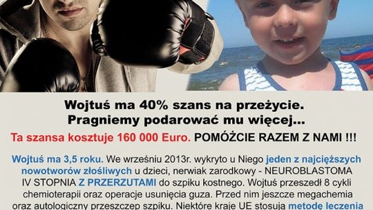 Grupa Las Vegas wesprze leczenie małego Wojtka Zarzyckiego