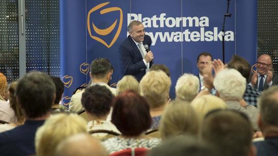 Grzegorz Schetyna w Tomaszowie