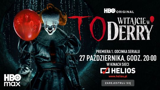 Helios pokaże pilot Witajcie w Derry chwalony przez Kinga za darmo 27 października o 20:00