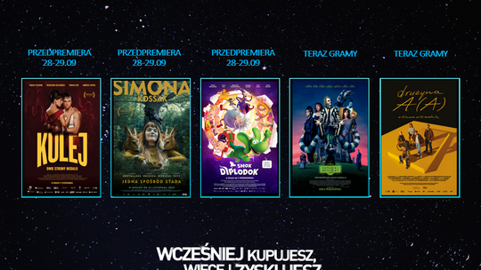 Helios prezentuje moc jesiennych nowości  i zaprasza na Święto Kina!
