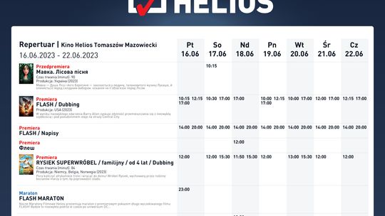 Helios prezentuje najnowszy repertuar