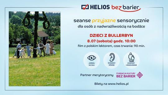 Helios zaprasza na Seans Przyjazny Sensorycznie