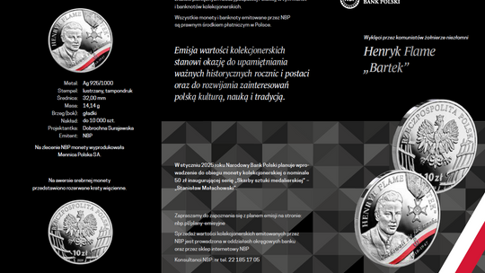 Henryk Flame „Bartek” i ks. Władysław Gurgacz „Sem” upamiętnieni srebrnymi monetami NBP