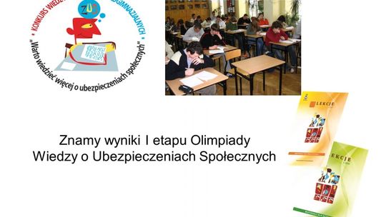 I etap Olimpiady wiedzy o ubezpieczeniach społecznych już za nami