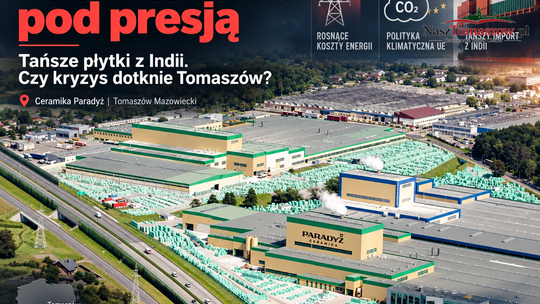 Indyjska płytka płynie tysiące kilometrów i jest tańsza. Czy kryzys ceramiki uderzy w Tomaszów?