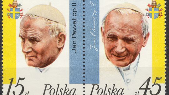 Jan Paweł II na znaczkach pocztowych