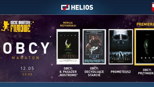 Już 12 maja w kinach Helios … Maraton Obcego z premierowym pokazem filmu „Obcy: Przymierze”!
