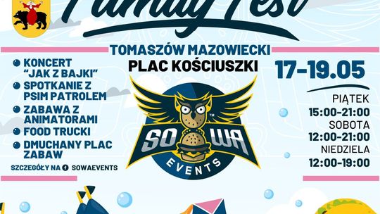 Już od 17 do 19 Maja na Placu Kościuszki w Tomaszowie Mazowieckim zawitają Food trucki!