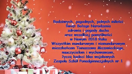 Kadeci z "Mechanika" składają życzenia.