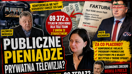 Kamera. Mikrofon. Stół. Starosta. Członek zarządu. Dyrektor. Światła. Nagrywamy.