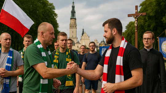 Kapelan prezydenta: politycy mogliby się wiele nauczyć od kibiców pielgrzymujących na Jasną Górę (wywiad)