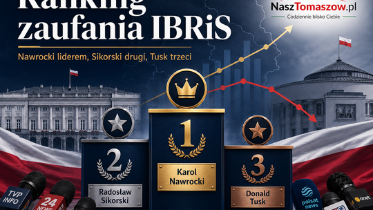 Karol Nawrocki liderem rankingu zaufania. Sikorski wraca na drugie miejsce, Tusk spada na trzecią pozycję
