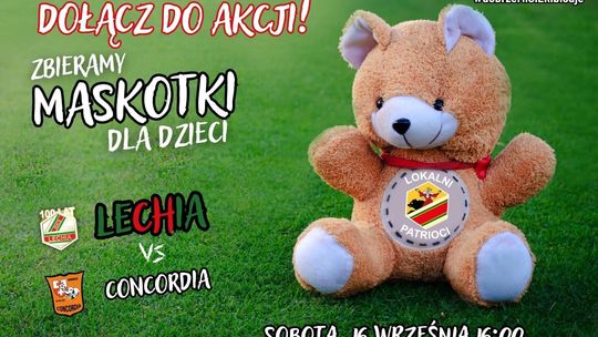 Kibice Lechii zbierają maskotki