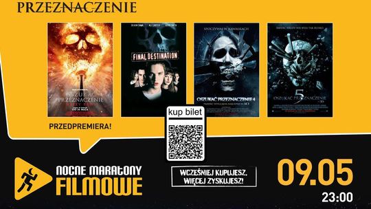 Kino Helios przedstawia  Nocny Maraton Filmowy Oszukać przeznaczenie