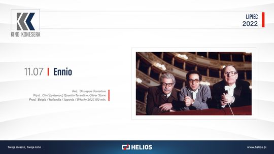 Kino Konesera zaprasza na film pt. „Ennio”
