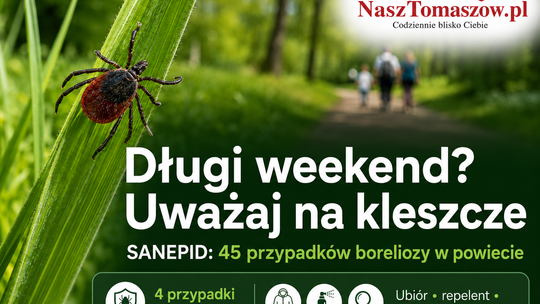 Kleszcze nie biorą długiego weekendu. Spacerujmy, ale z głową