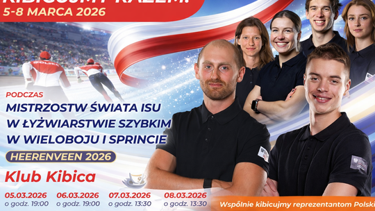 Klub Kibica w Arenie Lodowej: cztery dni transmisji Mistrzostw Świata ISU w łyżwiarstwie szybkim